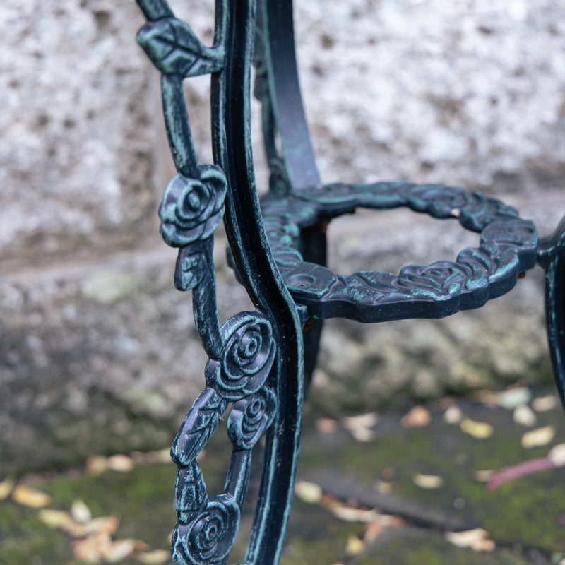 鋳物テーブル3点セット（中）13036 ジャービス商事［F-622］