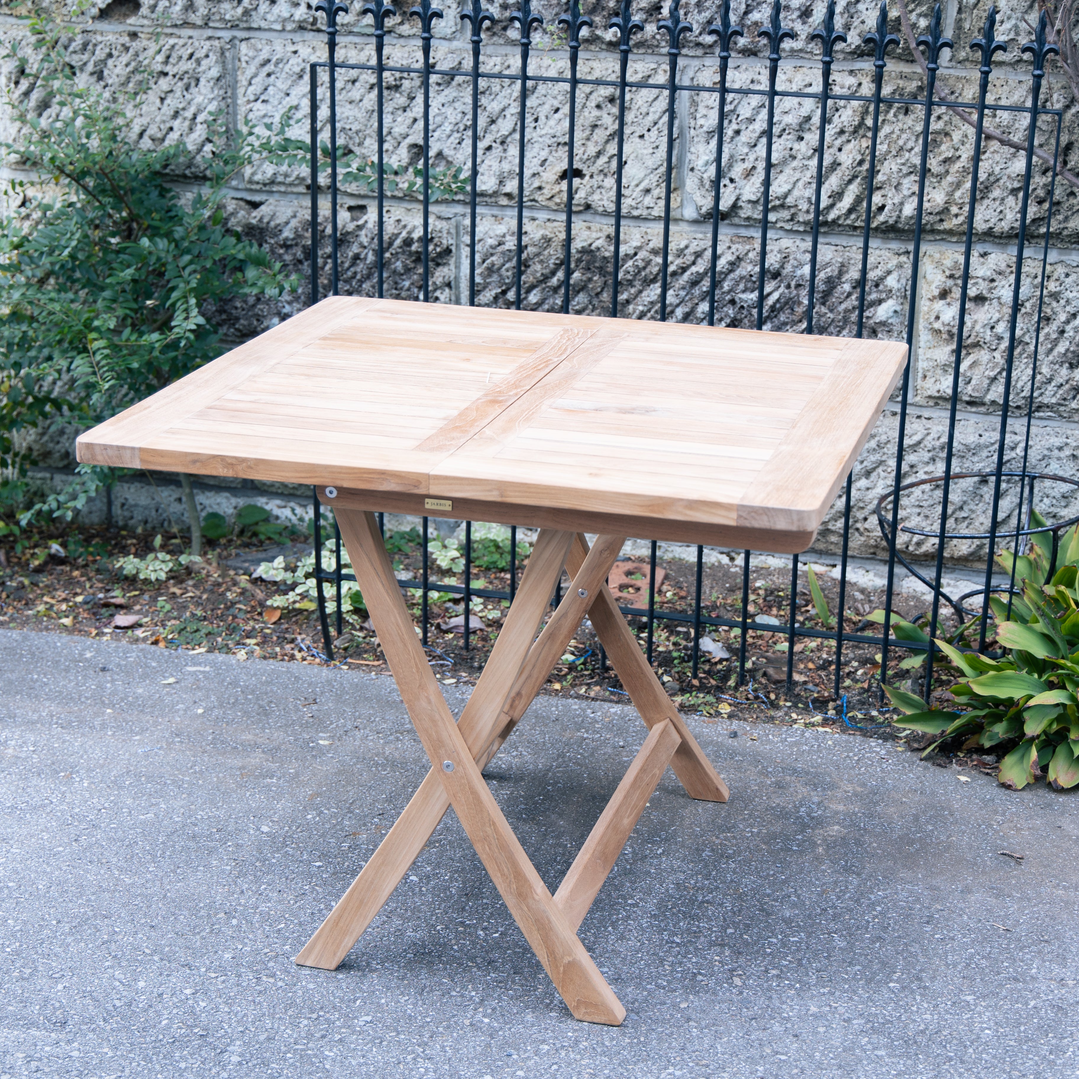 折り畳みスクエアテーブルB 20713 ジャービス商事［F-634］