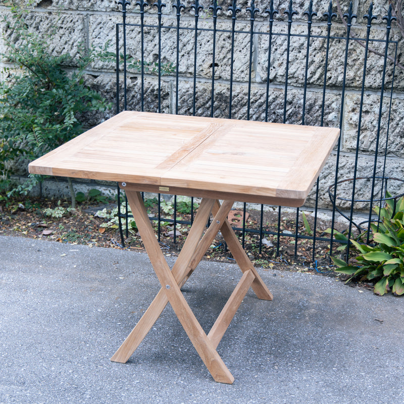 折り畳みスクエアテーブルB 20713 ジャービス商事［F-634］