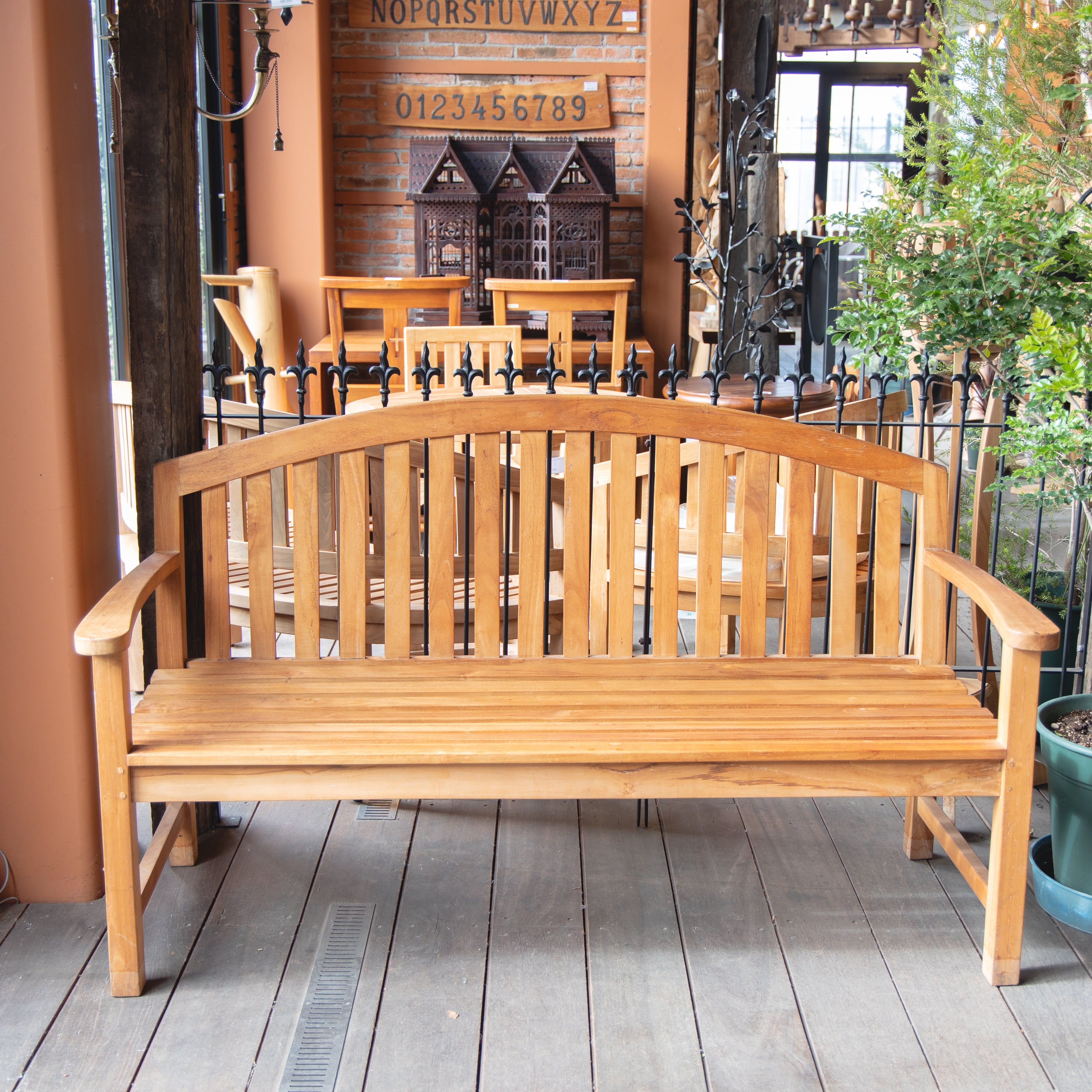 レインボーベンチ（無塗装） 36604 ジャービス商事［F-663］