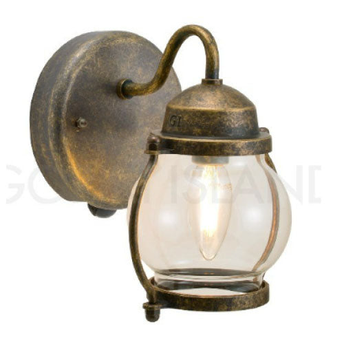 真鍮製ポーチライトBR1700 AN CL LE SL（LED：人感センサー付・クリアガラスタイプ）750545[L-1116]