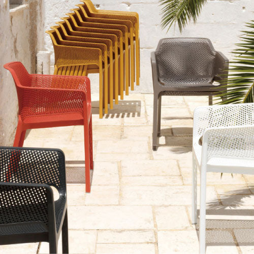 【関東地域限定販売商品】ナルディ ネットチェアー（カラー：5色）［F-820］