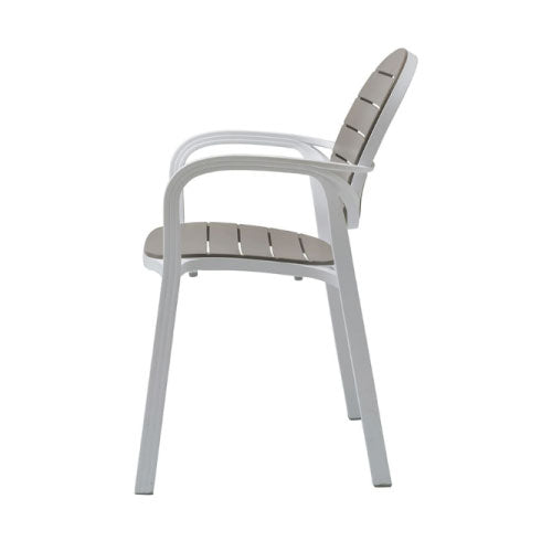 【関東地域限定販売商品】ナルディ パルマアームチェアー（モカ）［F-822］