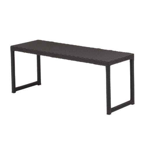 【関東地域限定販売商品】ロムガーデン 庭座 シンプルベンチ（ダークブラウン）［F-833］