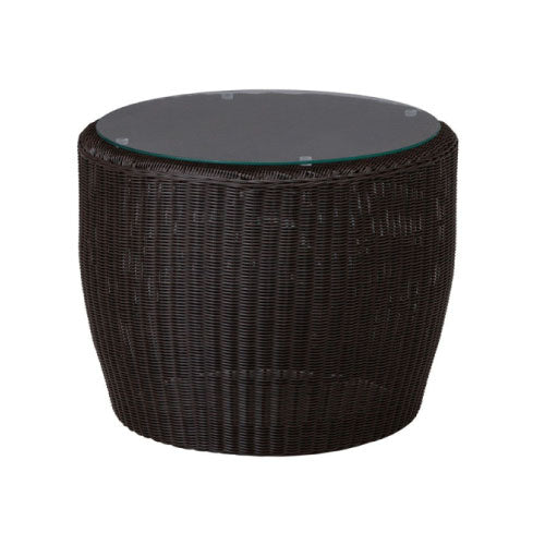 【関東地域限定販売商品】ロムガーデン 庭座 サイドテーブル（ダークブラウン）［F-840］