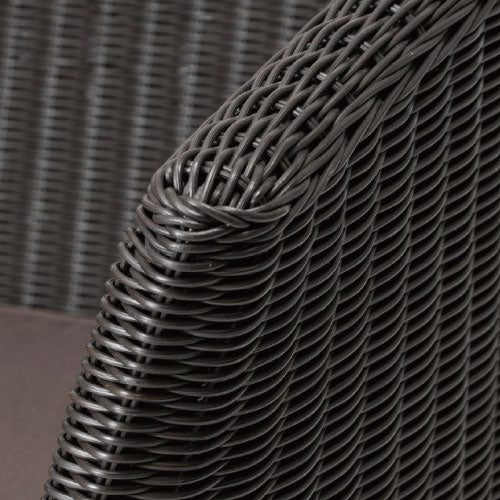 【関東地域限定販売商品】ロムガーデン 庭座 ダブルソファ（シートパット・クッション付/ダークブラウン）［F-843］