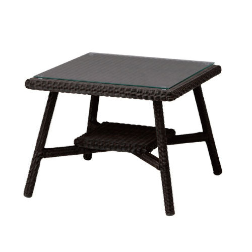 【関東地域限定販売商品】ロムガーデン 庭座 カフェテーブル600（ダークブラウン）［F-844］