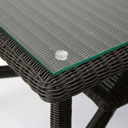 【関東地域限定販売商品】ロムガーデン 庭座 カフェテーブル600（ダークブラウン）［F-844］