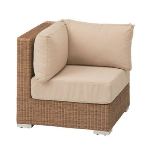 【関東地域限定販売商品】ロムガーデン ベベック コーナーソファ（シートパット・クッション付）［F-849］