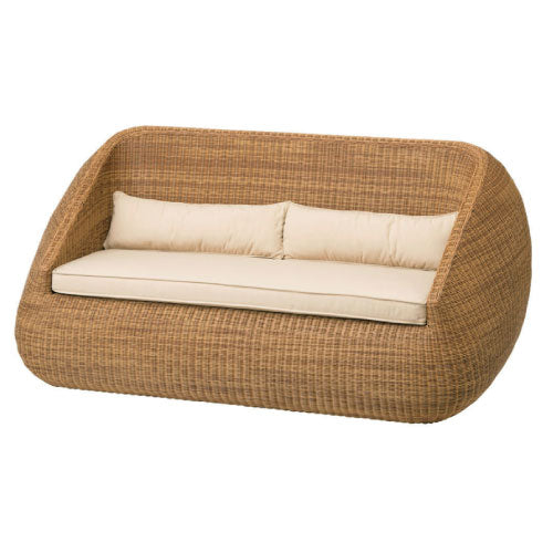 【関東地域限定販売商品】ロムガーデン ブルコス ダブルソファ（シートパット・クッション付）［F-854］