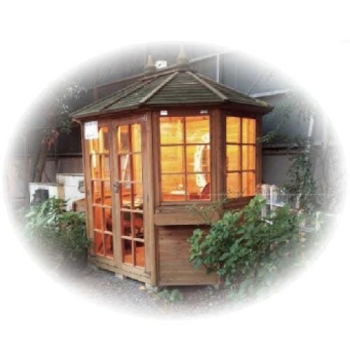 [開梱・組立・設置込]ニューブロンテサマーハウス 40306  ジャービス商事株式会社 木製ハウス・木製物置・小屋[GY-034]