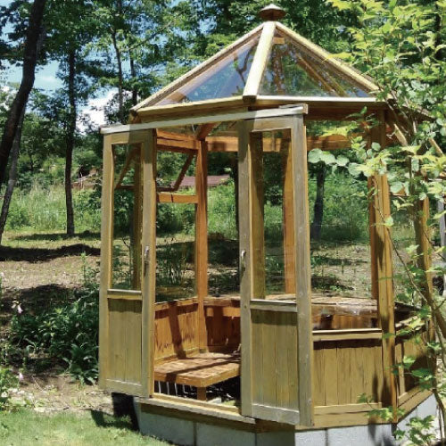 [開梱・組立・設置込]ガーデンハウス スパルディング型 33721  ジャービス商事株式会社 木製ハウス・木製物置・小屋[GY-035]