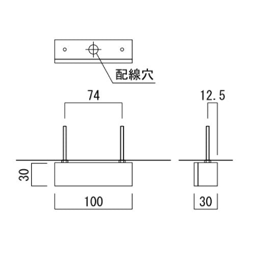 花札 楽天市場】ガラス表札・ポスト付き ワイド門柱 シルバー 左袖