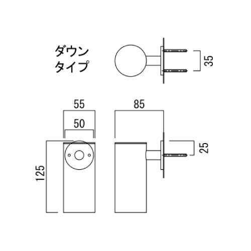 Conny（コニー）（カラー：5色）LED・表札灯・玄関照明・門柱灯・間接照明[L-1096]