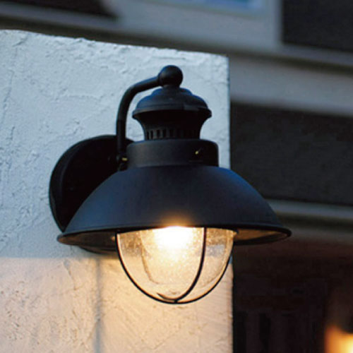 ウォールマウントライトベーシック V-1581（カラー：3色） LED・玄関照明・門柱灯[L-1099］