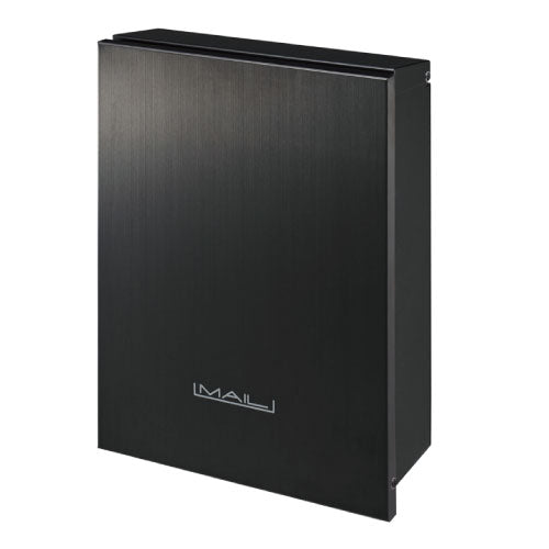 郵便ポスト・オーパス クール（ブラックヘアライン）[P-1304]