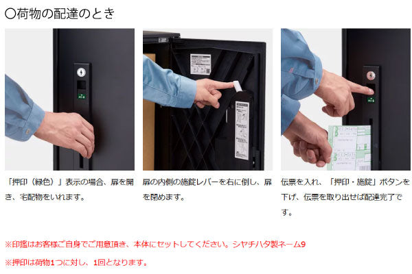宅配ボックス Panasonic コンボライト 据置仕様 ミドルタイプ[P-1688]