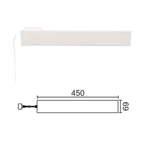 電気タオルウォーマー HOT-eRACK Flat Type（コンセント型）HER1-FT450/1SWC[TW-058］