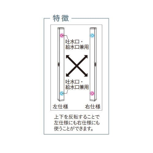 スプレスタンド60ソリッド 左右仕様 カラー：5色（蛇口2個）ウォータースタンド 立水栓 水栓柱 ユニソン[W-714］（北海道・離島不可）