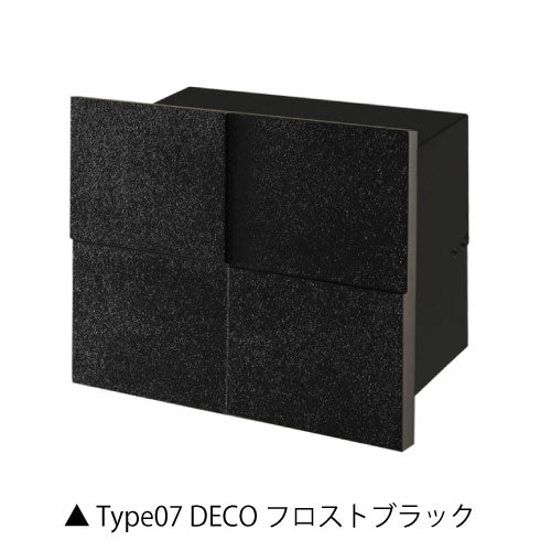 郵便ポスト・パーサス ネオ デコ Type07/08（埋め込み/カラー：2色）[P-1254]