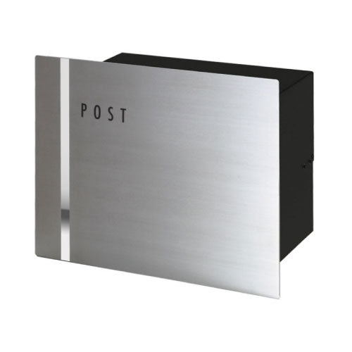 郵便ポスト・パーサス ネオ ステンレス Type09 ステンレス（埋め込みタイプ）[P-1257]