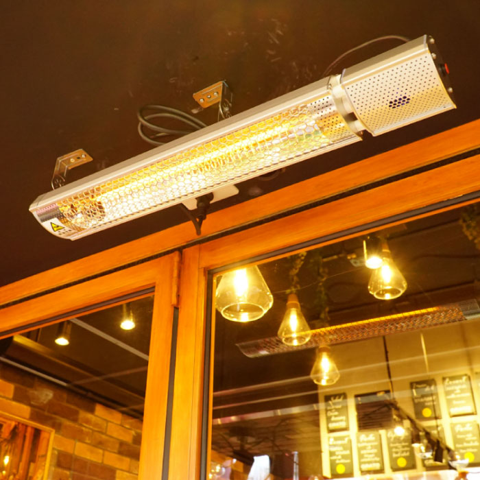 Chrester（クレスター）フェアリー2000・シルバー 200V・赤外線ヒーター HEAT-C-202S［CH-014］