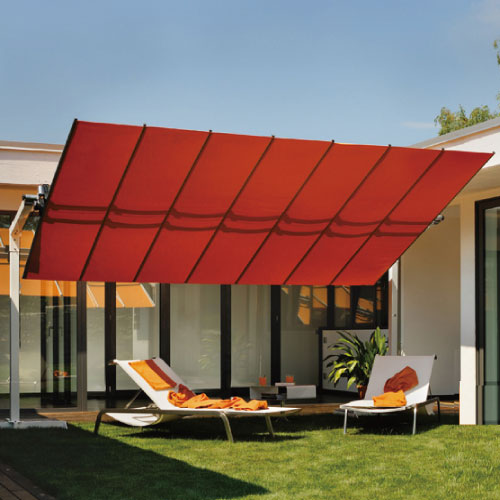 イタリア製 フレクシー（大型パラソル/直径3.29M/手動式）［F-616］