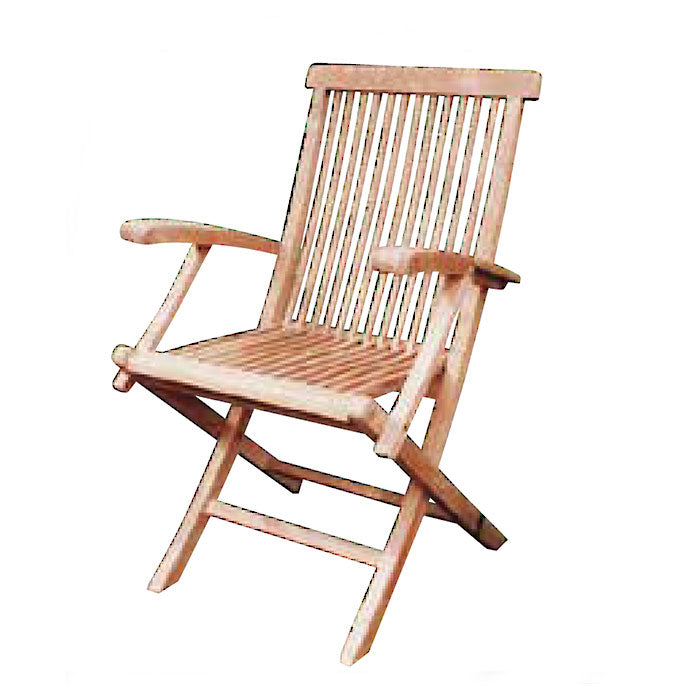 折り畳みアームチェア 20703 ジャービス商事［F-639］