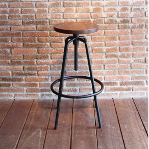 伸縮丸ハイチェア 34273（室内用）ジャービス商事［F-747］