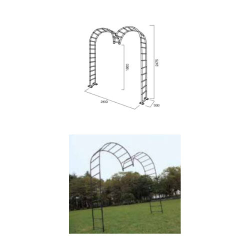 ガーデンアーチM型 36432 ジャービス商事［GY-2610］