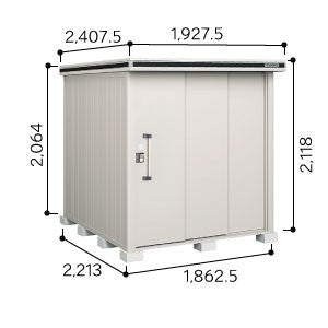 物置・屋外 おしゃれ 物置き 大型 小屋 小型：ヨド物置エルモ LMD-1822（一般型）[G-355] ［北海道・沖縄県・離島・一部地域発送不可］