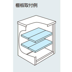ヨド物置エスモ ESF-0807Y 間口800x奥行750x高さ1106 [G-522]