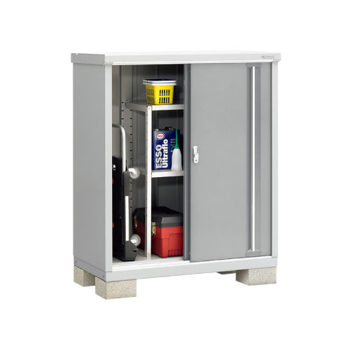 物置・屋外 おしゃれ 物置き 大型 小屋 小型：イナバ物置シンプリー MJX-116C：全面棚タイプ[G-592]【関東エリア限定】