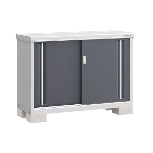 物置・屋外 おしゃれ 物置き 大型 小屋 小型：イナバ物置シンプリー MJX-135A：全面棚タイプ[G-612]【関東エリア限定】