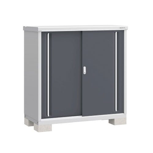 物置・屋外 おしゃれ 物置き 大型 小屋 小型：イナバ物置シンプリー MJX-136C：全面棚タイプ[G-622]【関東エリア限定】