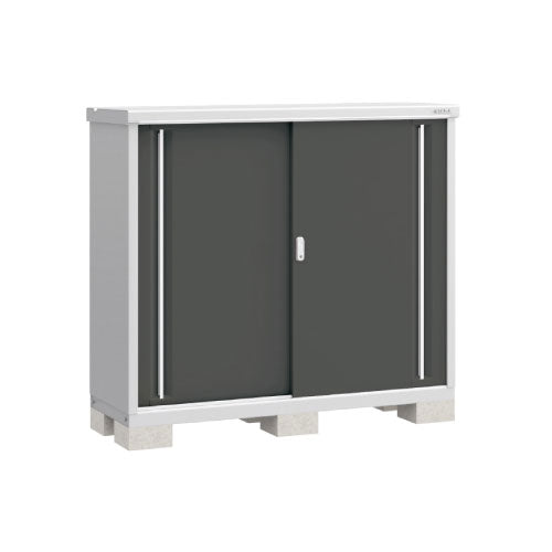 物置・屋外 おしゃれ 物置き 大型 小屋 小型：イナバ物置シンプリー MJX-155C：全面棚タイプ[G-644]【関東エリア限定】