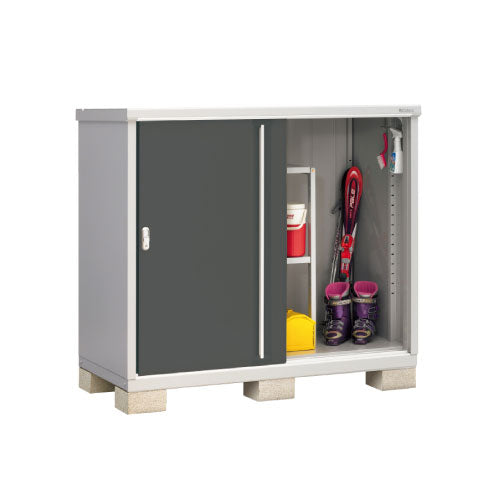 物置・屋外 おしゃれ 物置き 大型 小屋 小型：イナバ物置シンプリー MJX-157CP：長もの収納タイプ[G-659]【関東エリア限定】