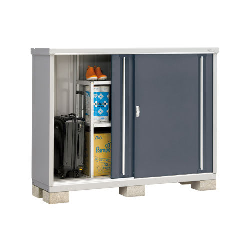 物置・屋外 おしゃれ 物置き 大型 小屋 小型：イナバ物置シンプリー MJX-175CP：長もの収納タイプ[G-671]【関東エリア限定】