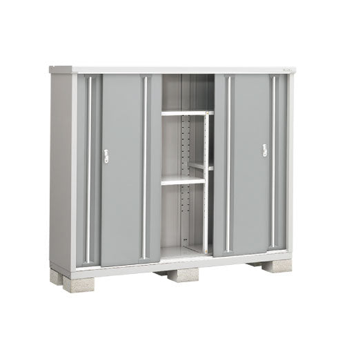 物置・屋外 おしゃれ 物置き 大型 小屋 小型：イナバ物置シンプリー MJX-195D：全面棚タイプ[G-694]【関東エリア限定】