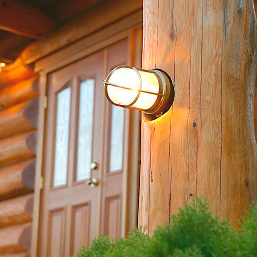 真鍮製ガーデンライトBH2296 CL（普通球・クリアーガラスタイプ）700193[L-571]