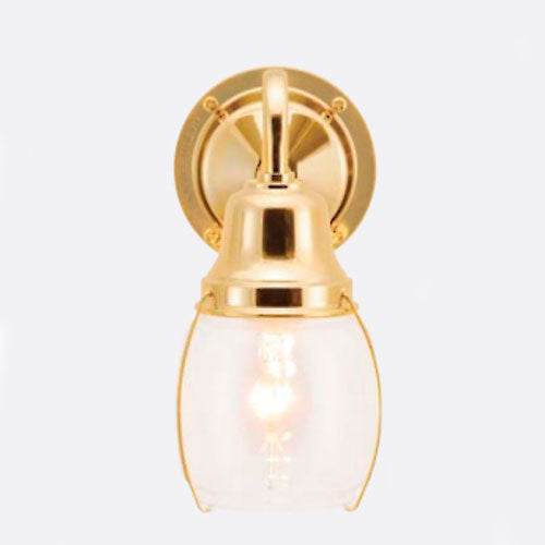 真鍮製ポーチライトBR1720 CL（白熱球・クリアガラスタイプ）700454[L-619]