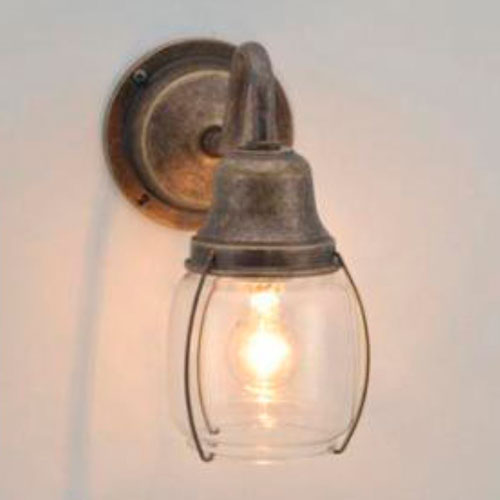 真鍮製ポーチライトBR1720 AN CL（白熱球・クリアガラスタイプ）700455[L-620]