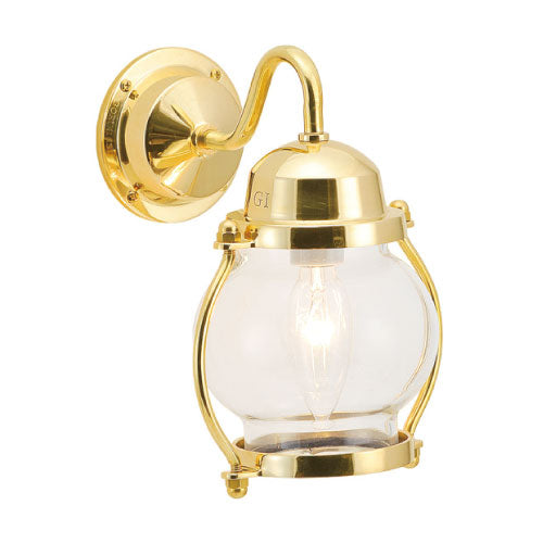 真鍮製ポーチライトBR1700 CL（白熱球・クリアガラスタイプ）700450[L-623]