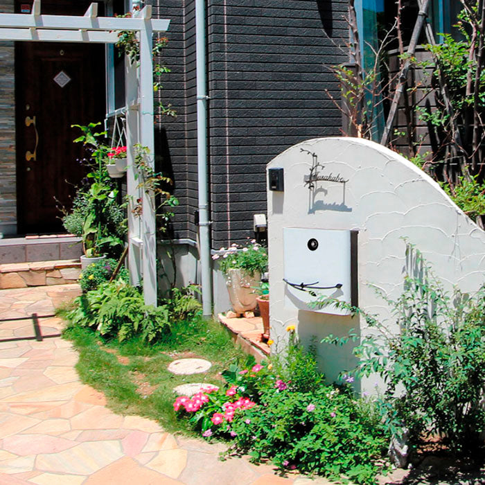 郵便ポスト・イルヴァリオ ブランチ（フロストホワイト/埋め込み）[P-1182]