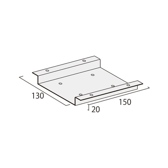 郵便ポスト・マカロン専用取付金具[P-1181]