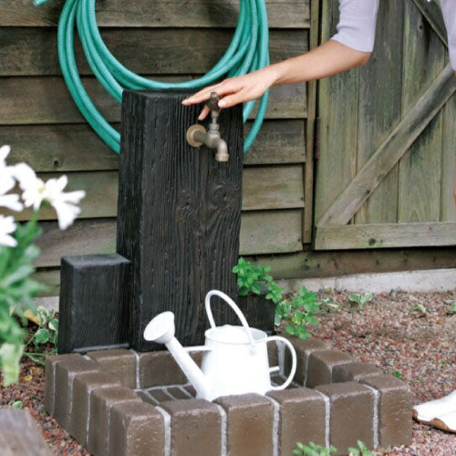 立水栓ユニット ウッドクリートタイプPB（ブライトイエロー）蛇口付［W-341］