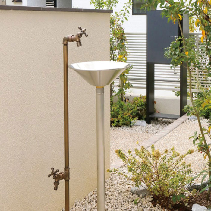 ガーデンシンク バル 左右仕様（ブラス）[W-644]